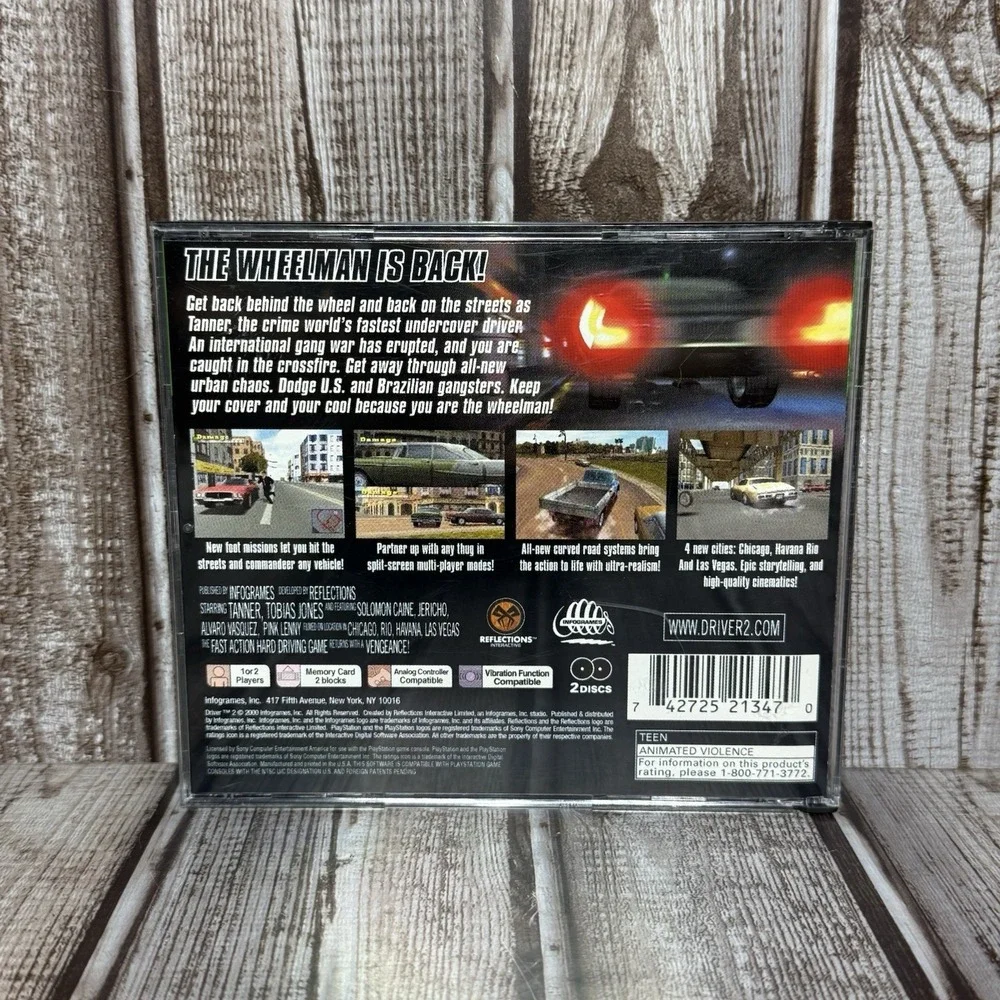 Driver 2 Greatest Hits (Sony PlayStation 1, 2000) CIB Complete - Tested